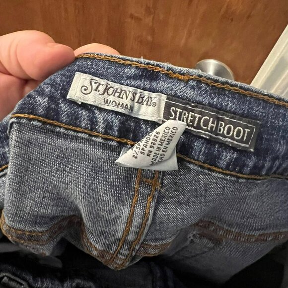 Size 18W - St John's Bay - Dark Blue Jeans - W36"XL30" - Picture 5 of 8